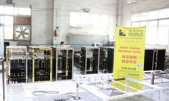 廣州融潤(rùn)展柜定做不銹鋼拉絲商場(chǎng)專柜化妝品展示柜