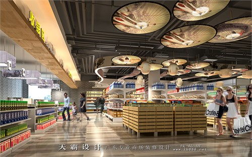 獨特性商場裝修設計效果圖欣賞天霸設計作品 中山協成廣場